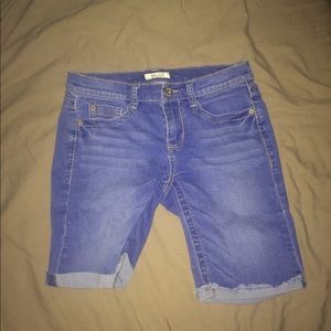 Girls Junior Mudd Jean Shorts